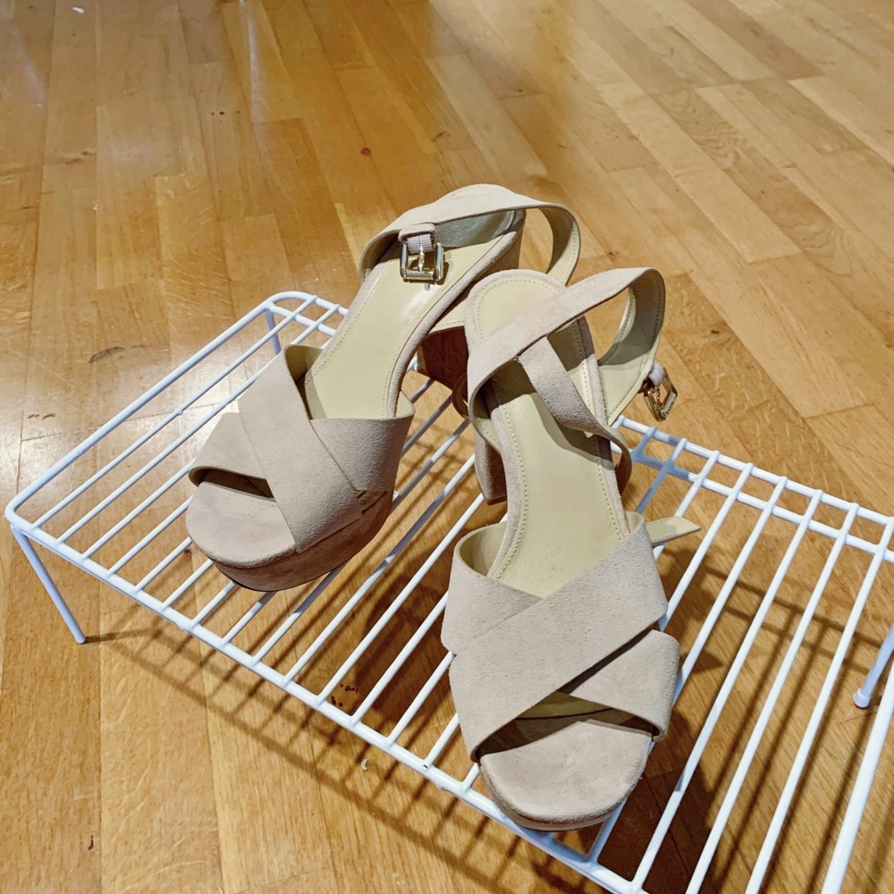 Michael Kors high heel platform shoes